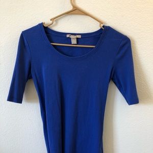 Blue half sleeved shirt